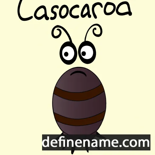 cartoon of the name Caracosa