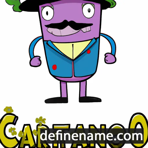 cartoon of the name Carantoc