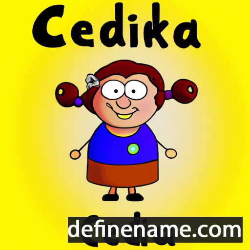 cartoon of the name Čedomirka