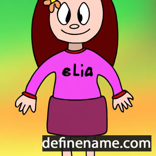 cartoon of the name Ċeċilija