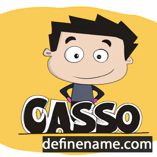 cartoon of the name Cássio