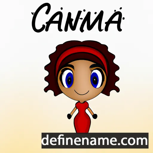 cartoon of the name Càrmina