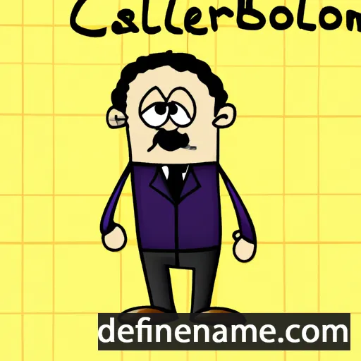 cartoon of the name Carbonell