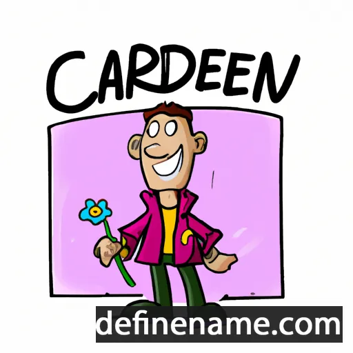 cartoon of the name Carden