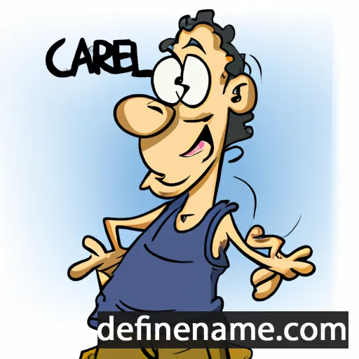 cartoon of the name Carel