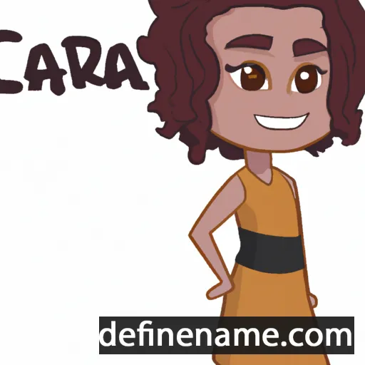 cartoon of the name Carena