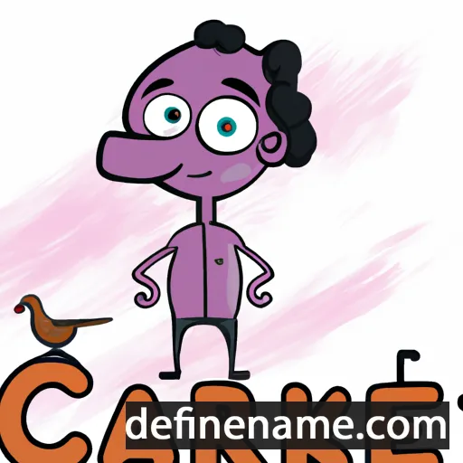 cartoon of the name Carike