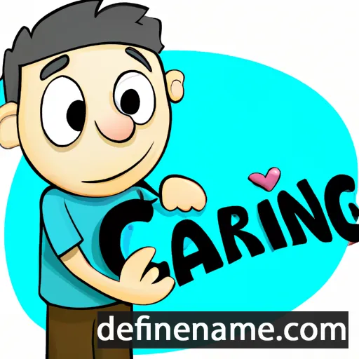 cartoon of the name Caring