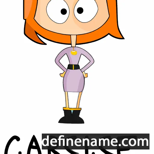 cartoon of the name Carise