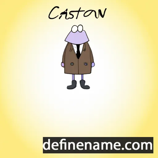 cartoon of the name Cariston