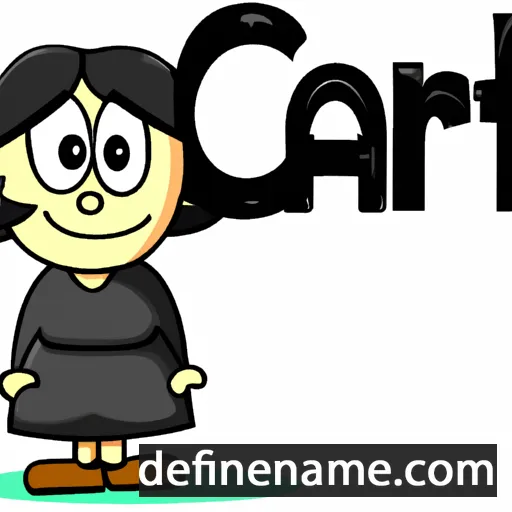 cartoon of the name Carit