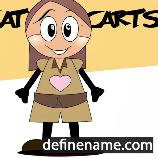 cartoon of the name Caritas