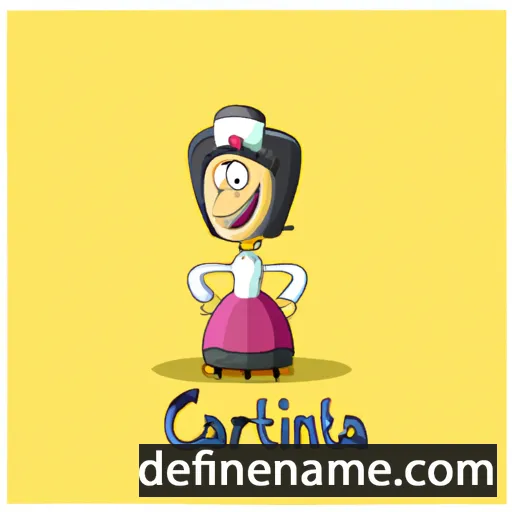 cartoon of the name Caritina