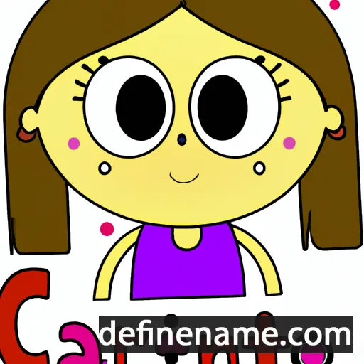 cartoon of the name Carito