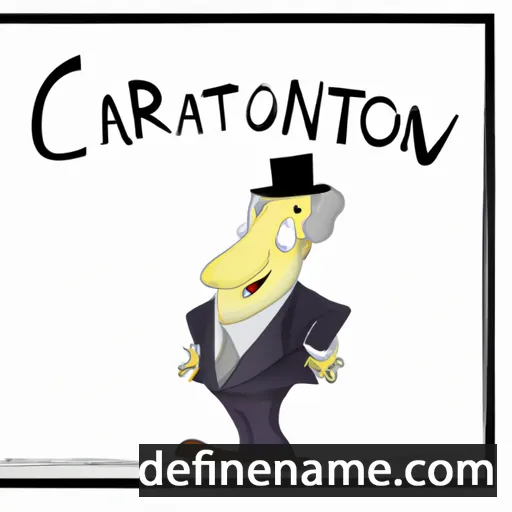 cartoon of the name Caritone