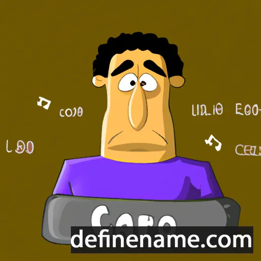 cartoon of the name Carlão