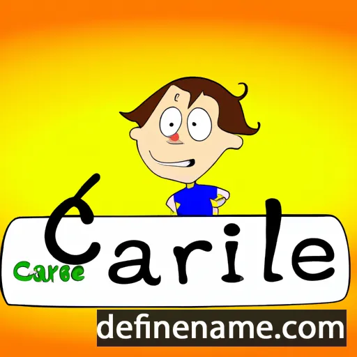 Carlé cartoon