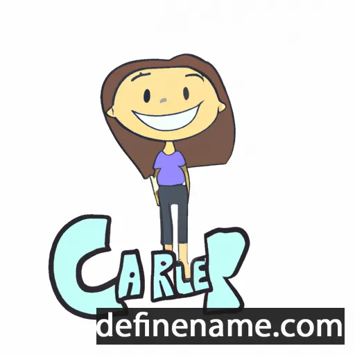 cartoon of the name Carleen