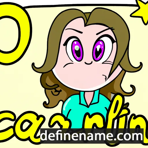 cartoon of the name Carlein