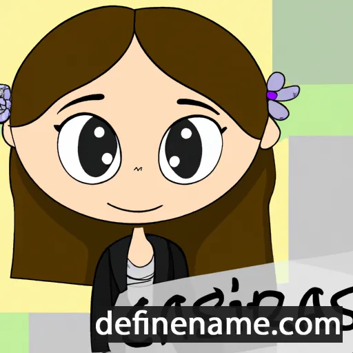 cartoon of the name Carlissa