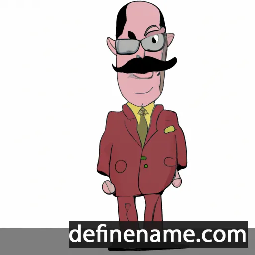 cartoon of the name Carlomanno