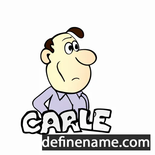 cartoon of the name Carlysle