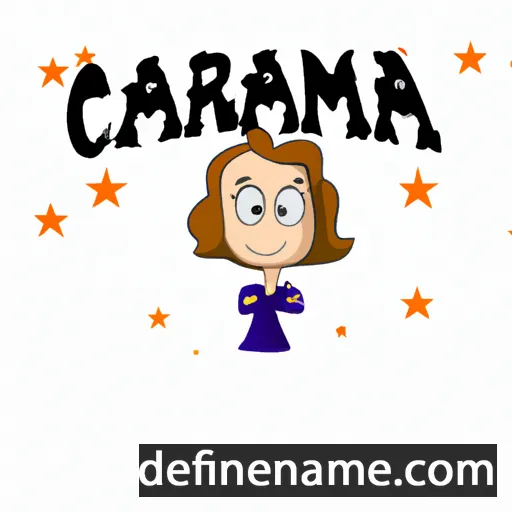 cartoon of the name Carma