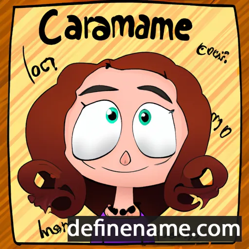 cartoon of the name Carmane