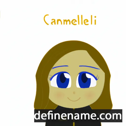 cartoon of the name Carmelien