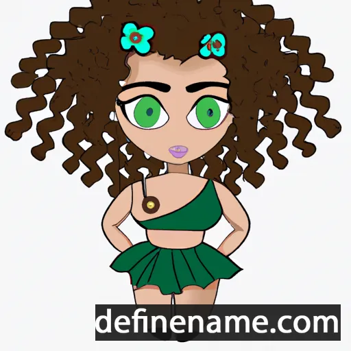 cartoon of the name Carmelinda