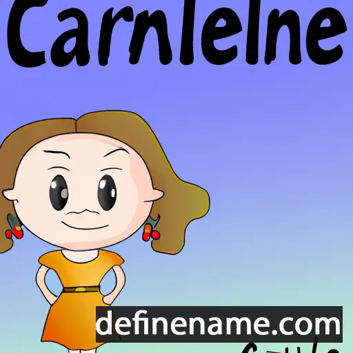 Carmeline cartoon