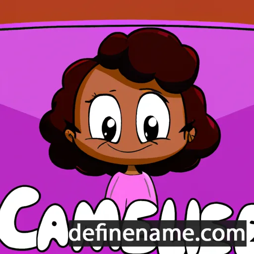 cartoon of the name Carmelle