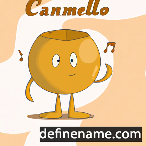 cartoon of the name Carmello