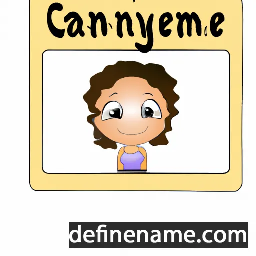 cartoon of the name Carmelyn