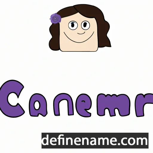 cartoon of the name Carmem