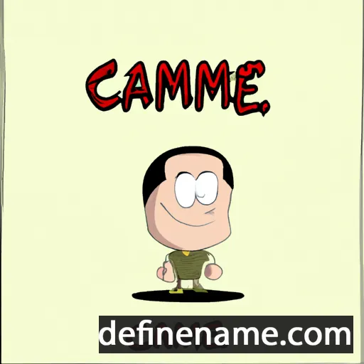 cartoon of the name Carmeu