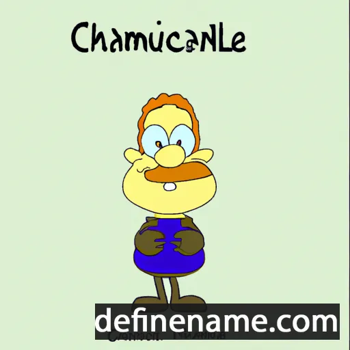 cartoon of the name Carmicheal