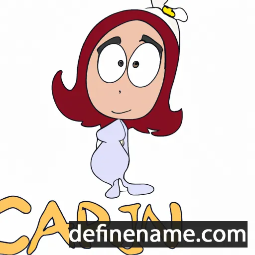 cartoon of the name Carmin