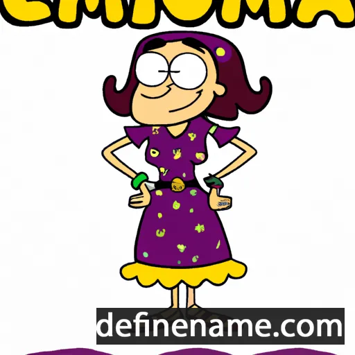 cartoon of the name Carmozina