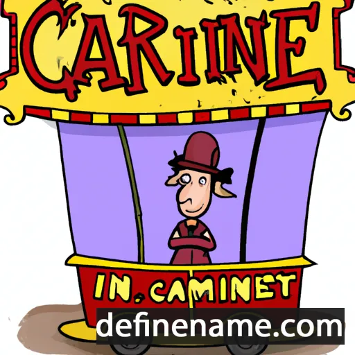 cartoon of the name Carnie