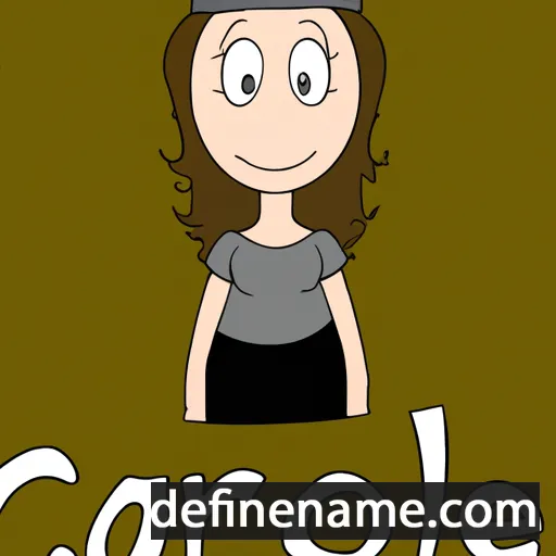 cartoon of the name Carolee