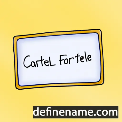 Carolette cartoon