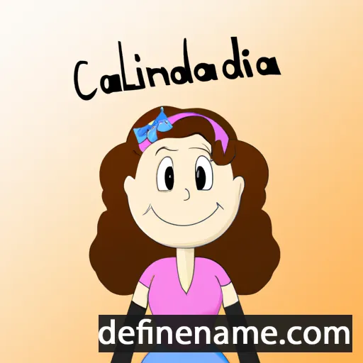 cartoon of the name Carolinda