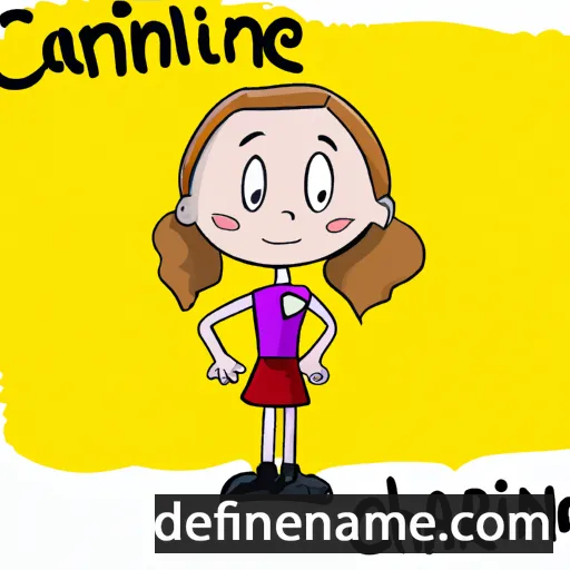 cartoon of the name Carolinne