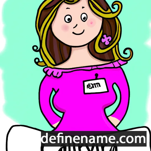 cartoon of the name Carolivia