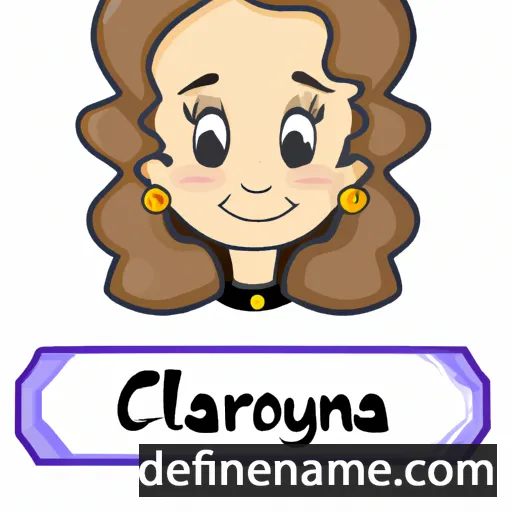 cartoon of the name Carolyna