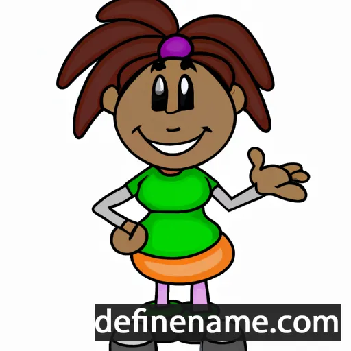 cartoon of the name Carolynda