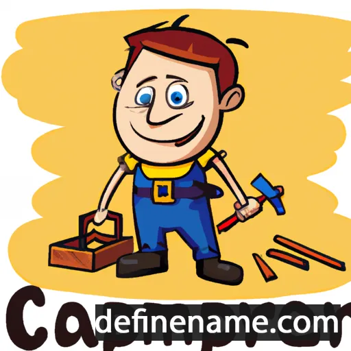 cartoon of the name Carpenter