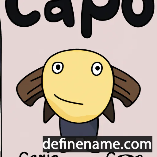 cartoon of the name Carpo