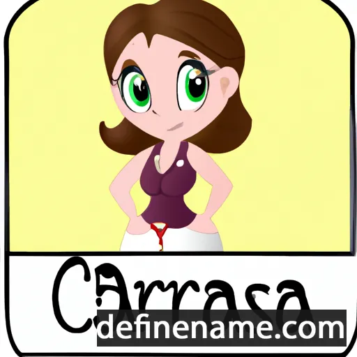 cartoon of the name Carrissa